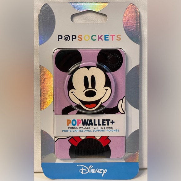 PopSocket Other - NIB Mickey Mouse Pop Wallet+